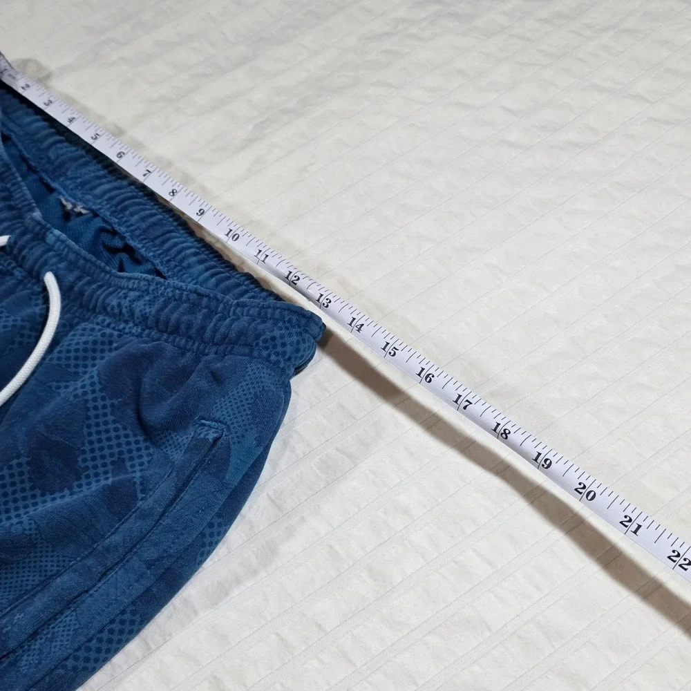 Nike Standard Issue Dri-FIT Blue Floral Halftone Grid Sweatpants Mens‎ Joggers